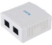 Equip - 235114 caja de tomacorriente RJ-45 Blanco