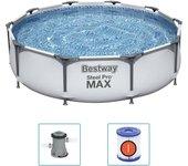 Bestway Piscina de acero Pro MAX 305x76 cm