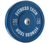 Disco de Musculación FITNESS TECH Plate Azul (20 kg)