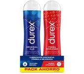 Durex Pack Lubricantes Fresa 50 ml + Original H2O 50 ml