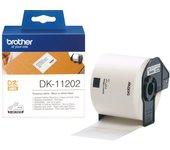 Brother - DK-11202 cinta para impresora de etiquetas Negro sobre blanco