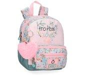 ENSO Mochila Escolar Poliéster Tropical Love Multicolor