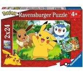 Puzzle ravensburger pokemon 2x24 4