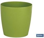 MACETA CAMELIA COLOR VERDE 30X28CM