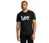 Camiseta lee wobbly logo black