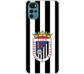 Funda para Motorola Moto G22 del Club Deportivo Badajoz Escudo Blanquinegro - Licencia Oficial Club Deportivo Badajoz