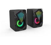 Denver GAS-500 Altavoces Gaming 2x3W RSM USB RGB