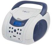 RADIO CD NEVIR NVR483UB BLUETOOTH BLANCO AZUL