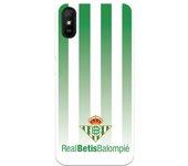 Funda para Xiaomi Redmi 9A del Betis Fondo Rayas Verdiblancas - Licencia Oficial