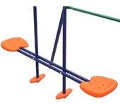 Swings Set con Slide y 3 asientos naranja