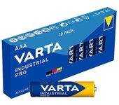 Pack 10 Pilas AAA LR03 Varta Industrial Pro