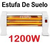 Estufa Eléctrica DE BAÑO De Cuarzo Con 2 Tubos, 800w. 2 Niveles De Potencia: 400 W - 800 W,Reflector pulido. Orientable. Anclaje para pared. Interruptor y selector de potencias por tirador,AVANT,FESPU