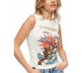 Superdry Camiseta Sin Mangas Tattoo Rhinestone Tank