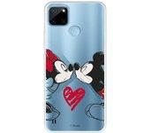 Funda para Realme C21Y Oficial de Disney Mickey y Minnie Beso - Clásicos Disney