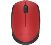 Mouse logitech wireless m171 black/red