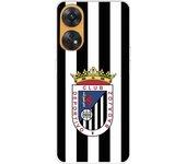 Funda para Oppo Reno 8T del Club Deportivo Badajoz Escudo Blanquinegro  - Licencia Oficial Club Deportivo Badajoz