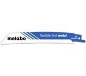 Metabo 5 hojas para sierras de sable flexible fast metal 150 x 1,1 mm (626568000)