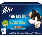 FELIX COMIDA GATOS FESTIN DE MAR PACK 12X4