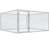 vidaXL PERRERA DE EXTERIOR DE ACERO GALVANIZADO 2X2X1 M