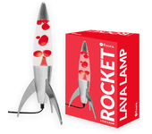 Lámpara de lava rocket Fisura roja.