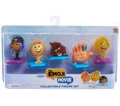 Figuras EMOJI MOVIE - Juego de figuras coleccionables - PACK de 5 FIGURAS - Figuras basadas en la película - Just Play - Mayores de 3 años