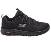 Tenis SKECHERS Graceful (38.5 - Negro)