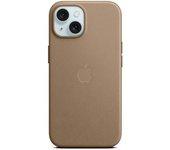 iphone 15 woven case taupe