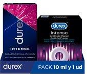 Durex Play Anillo de Placer para el Pene + Durex Gel Intense Orgasmic Estimulador del clítoris, 10 ml