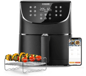 Freidora sin aceite cosori smart chef edition negro