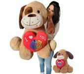 Peluche Amour Corazón Perro