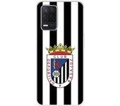 Funda para Realme Narzo 30 5G del Badajoz Escudo Blanquinegro - Licencia Oficial Club Deportivo Badajoz