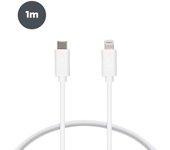 Ksix Cable USB-C/Lightning para iPhone Blanco