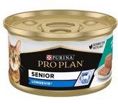 Pro Plan Senior 7+ Longevis Atún Lata Gatos 24 X 85 Gr