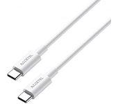 Cable Carga Type-C para iPhone 15 ACCETEL Blanco