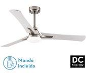 Akunadecor - Ventilador De Techo Metal Niquel Coro