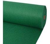 1x24 m verde pantalla plana alfombra