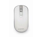 RATON GEMBIRD WIRELESS OPTICAL WHITE SILVER