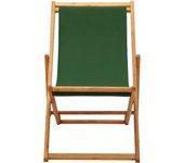 Silla de exterior VIDAXL Verde Tela (60x127x95)