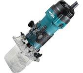 MAKITA 3712 Fresadora de cantos 530W 6mm SAR Base inclinable