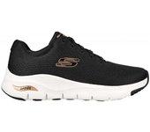 Zapatillas Skechers Arch Fit para mujer en color negro