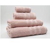 TOALLA RIZO AMERICANO PREMIUM ROSA VIDAL HOME 30X50CM