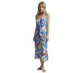 Superdry Vestido Vintage Midi Slip Azul