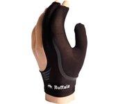 Guante de billar Buffalo Reversible negro/negro M