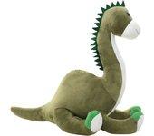 vidaXL Dinosaurio brontsaurus de peluche verde