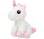 Peluche Unicornio blanco soft 18cm