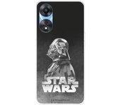 Funda para Oppo A78 5G Oficial de Star Wars Darth Vader Fondo negro - Star Wars