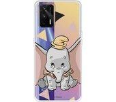 Funda para Realme GT Oficial de Disney Dumbo Silueta Transparente - Dumbo