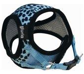 Arnés para Perro Gloria Leopardo M 27-35 cm Azul