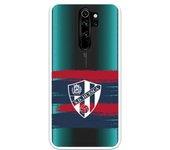 Funda Licencia Oficial SD Huesca Rayas Transparente para Xiaomi Redmi Note 8 Pro