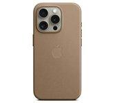 iphone 15 pro woven case taupe